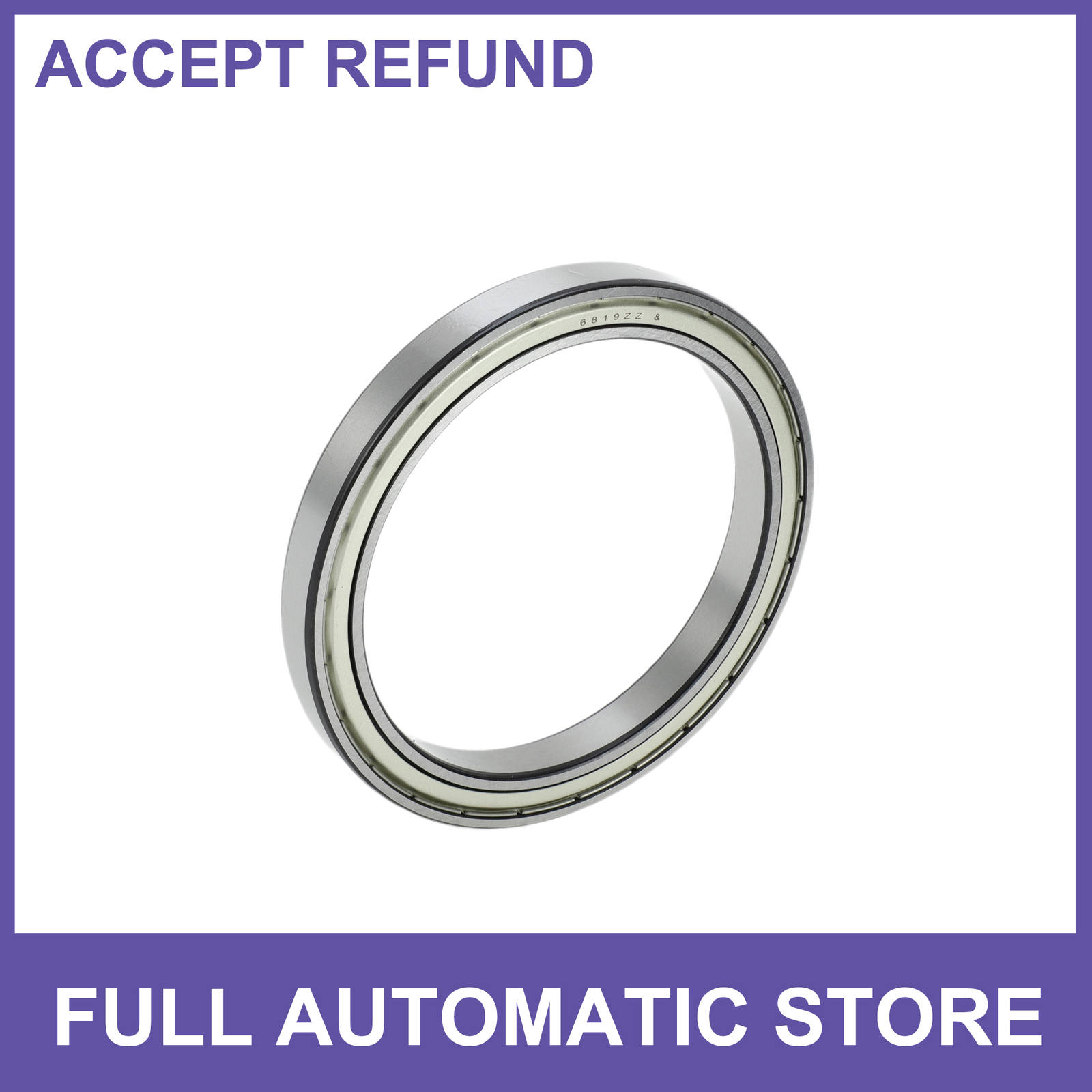 6819ZZ Single Deep Groove Ball Bearings P0 Lubricated Bearings Universal