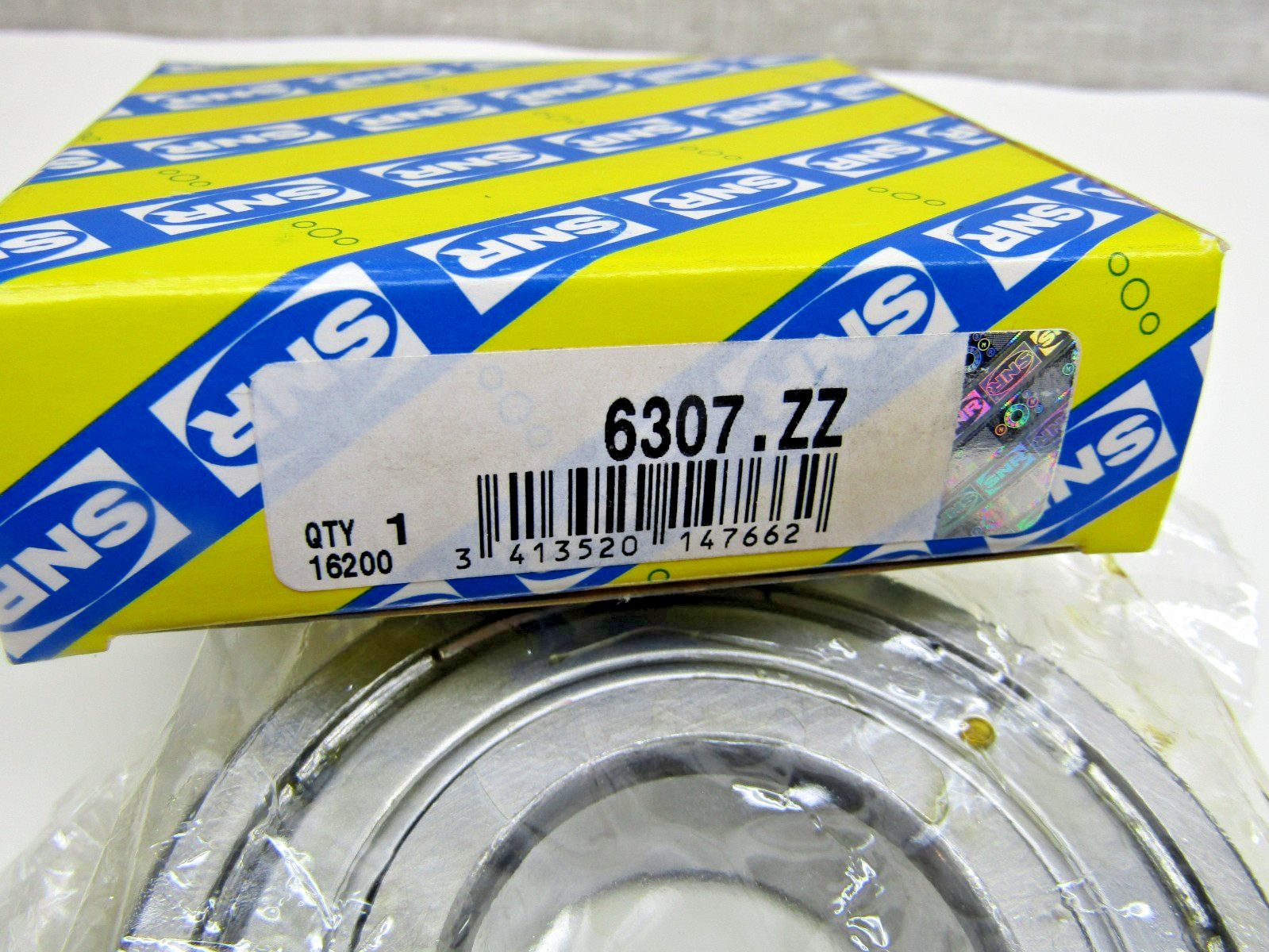 SNR NTN 6307-ZZ 35mm X 80mm X 21mm Shielded Bearing