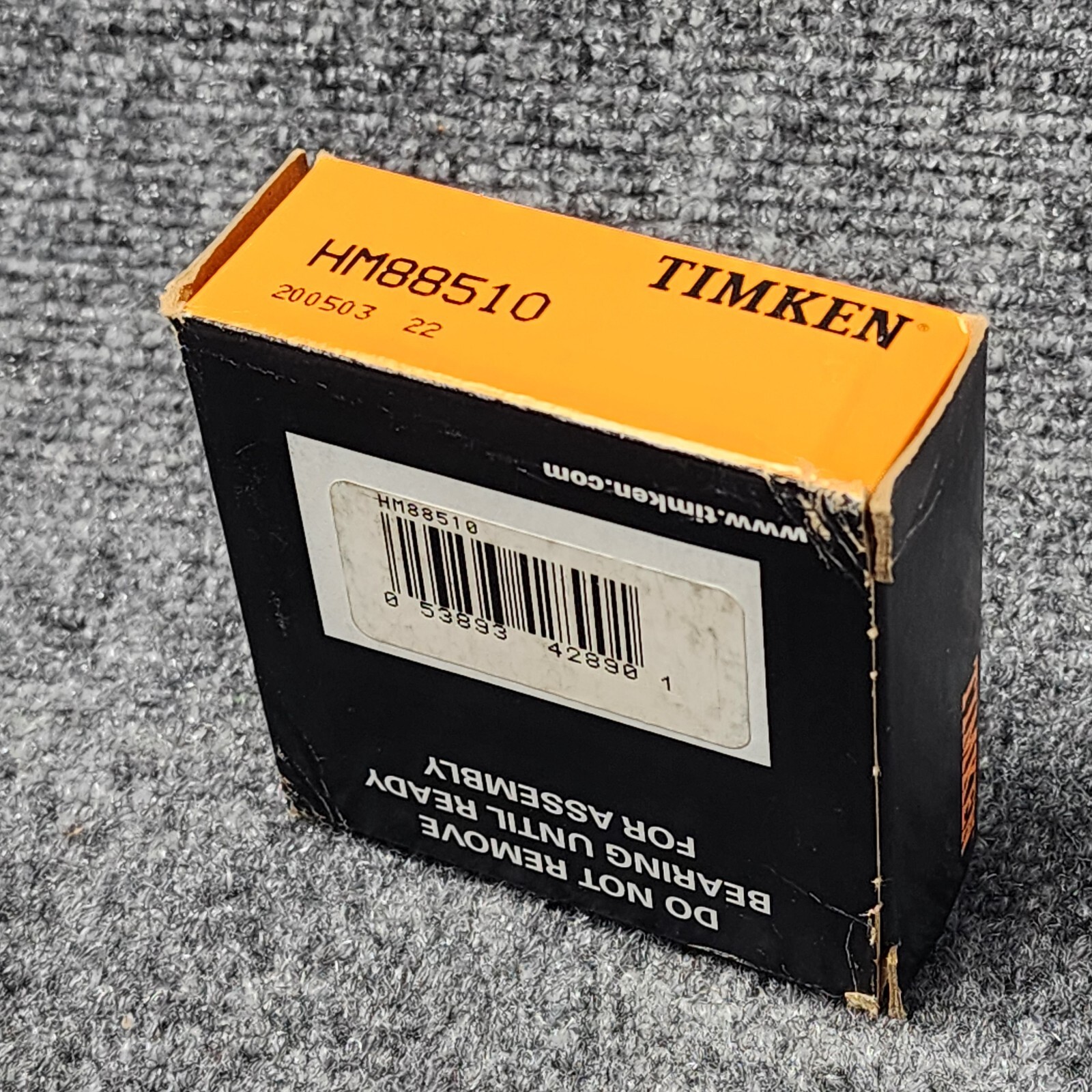 TIMKEN HM88510 Tapered Roller Bearing 2.8750 in OD, 0.9063 in Width