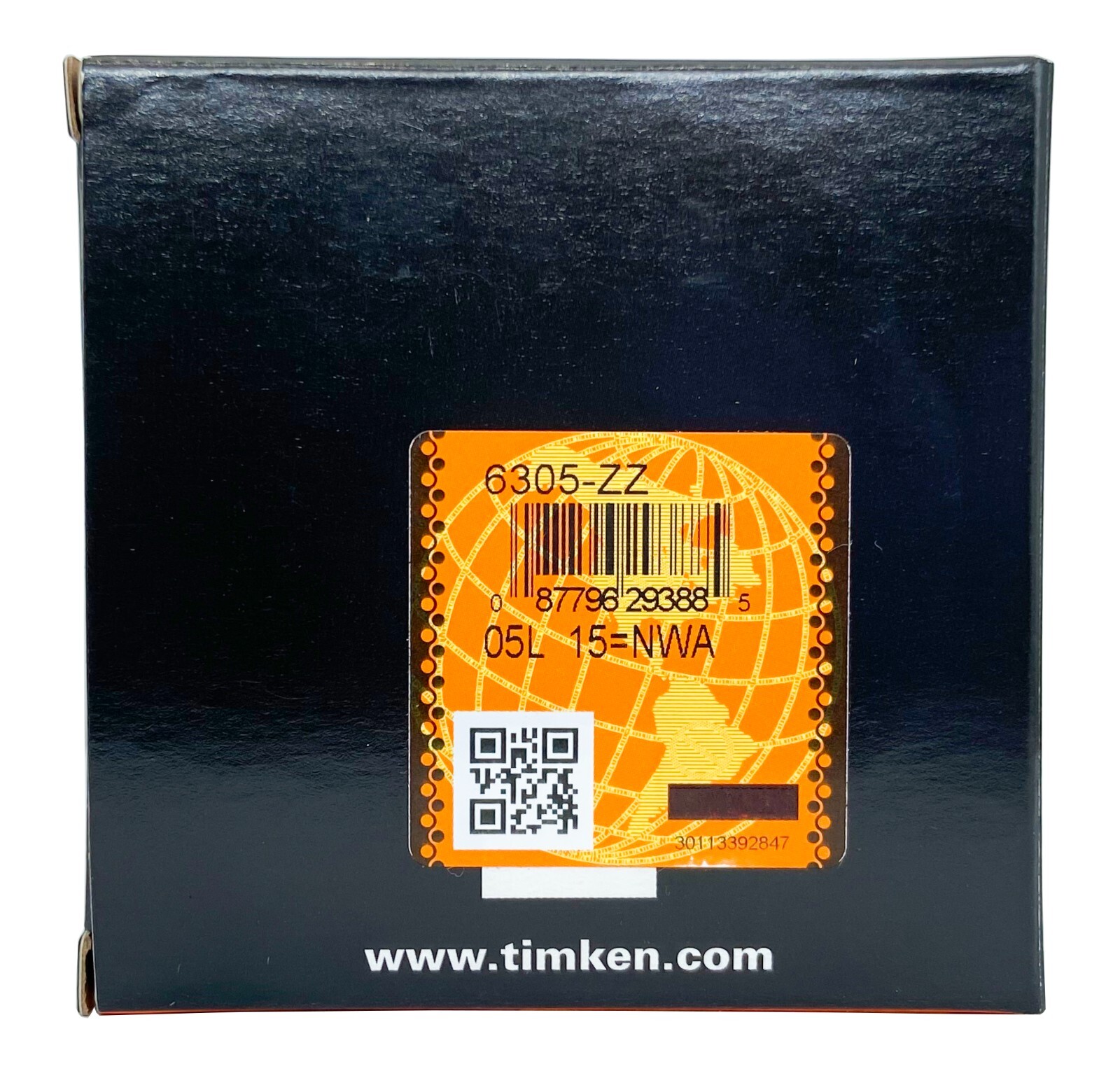 (2Pack) TIMKEN 6305-ZZ 25X62X17MM Double Metal Seal Ball Bearings 6305ZZ