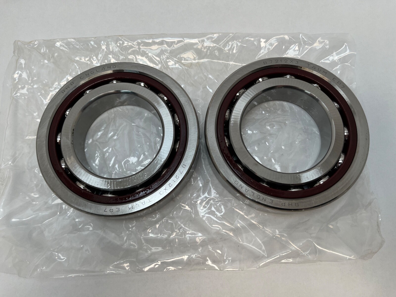 RHP 7212ETDUMP4 Bearing 60x110x22mm 7212-E-T-DUM-P4 England 2 Pcs