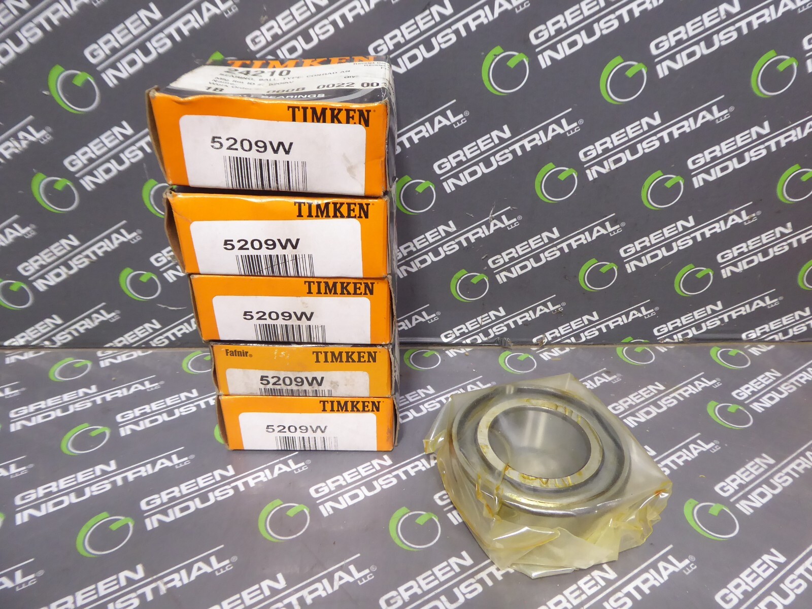 NEW Lot of 5 Timken 5209W Tapered Roller Bearing Cones