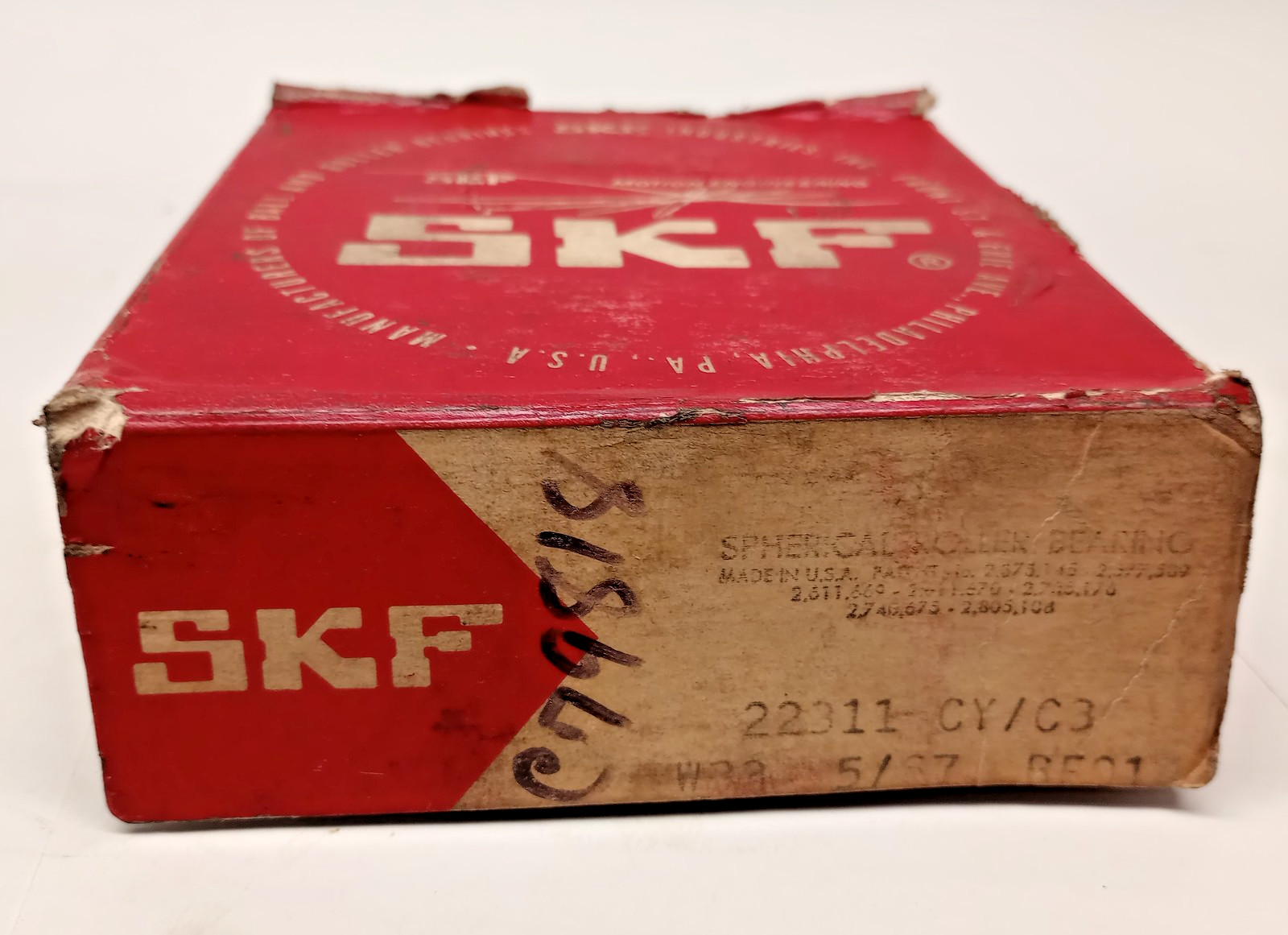 SKF 22311-CY/C3 Spherical Roller Bearing USA brass 55x120x43mm 22311CY-C3/22311C