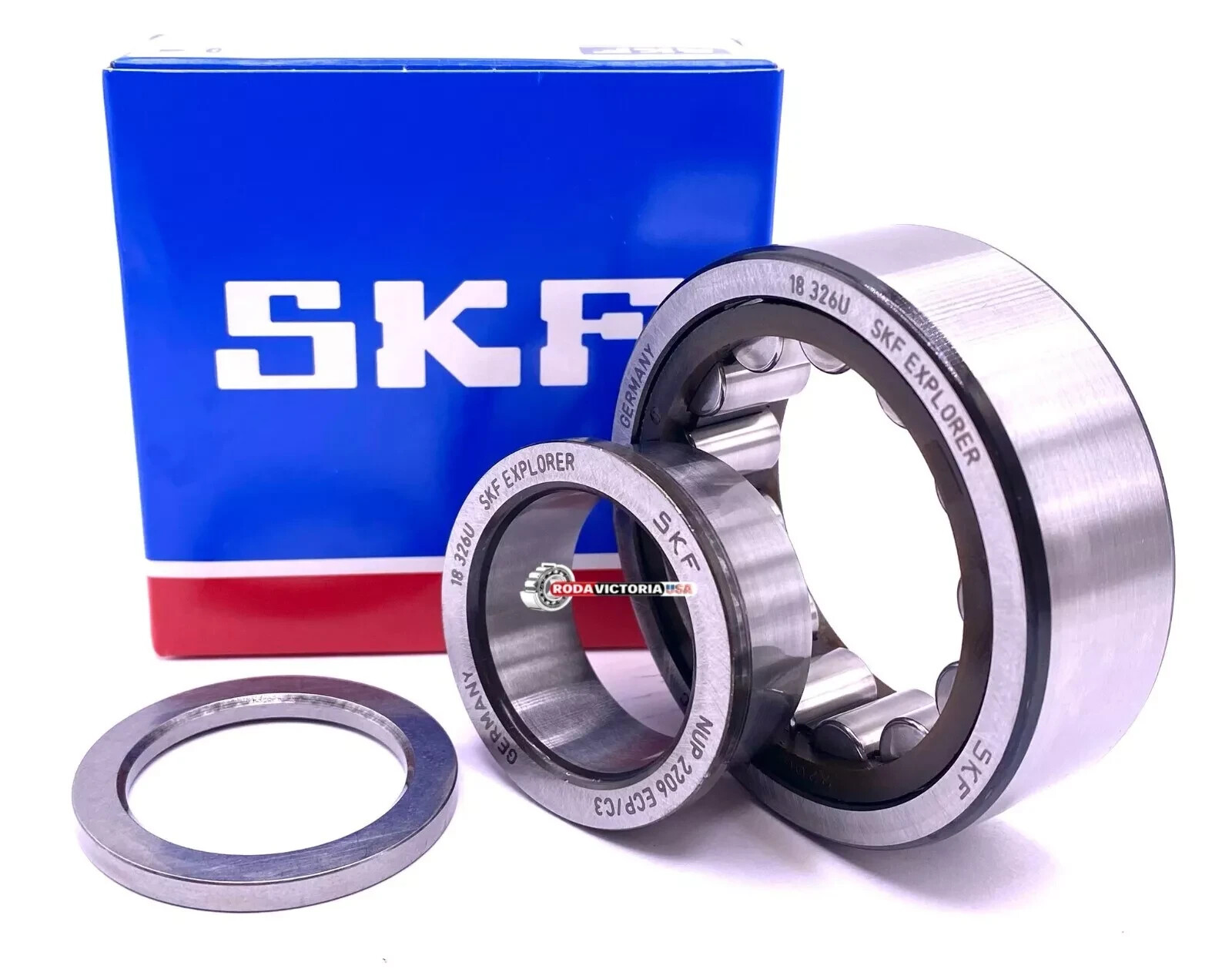 SKF Germany NUP2206 ECP Cylindrical Roller Bearing 30x62x20 mm