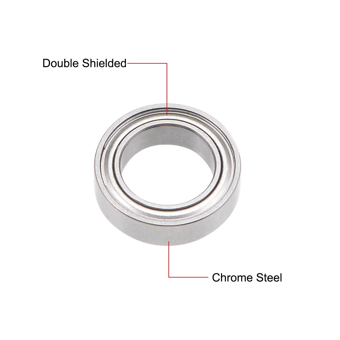 MR117ZZ Deep Groove Ball Bearing 7x11x3mm Double Shielded Chrome Bearings 5pcs