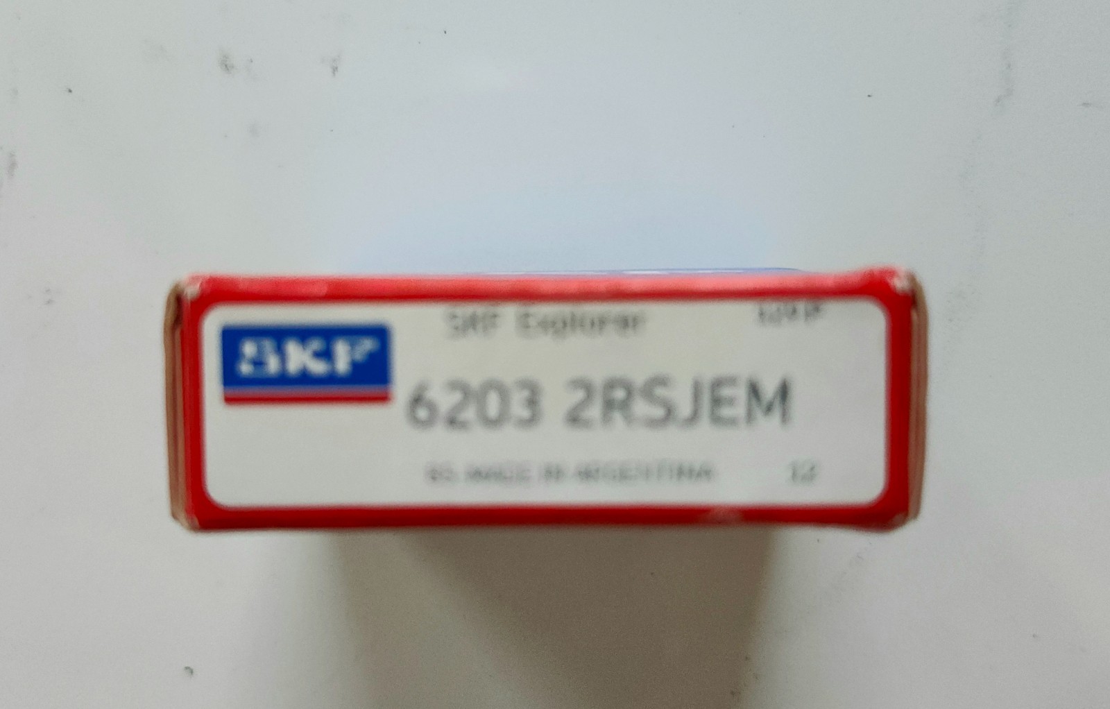 SKF 6203-2RSJEM 17X40X12MM Double Rubber Seal Bearings