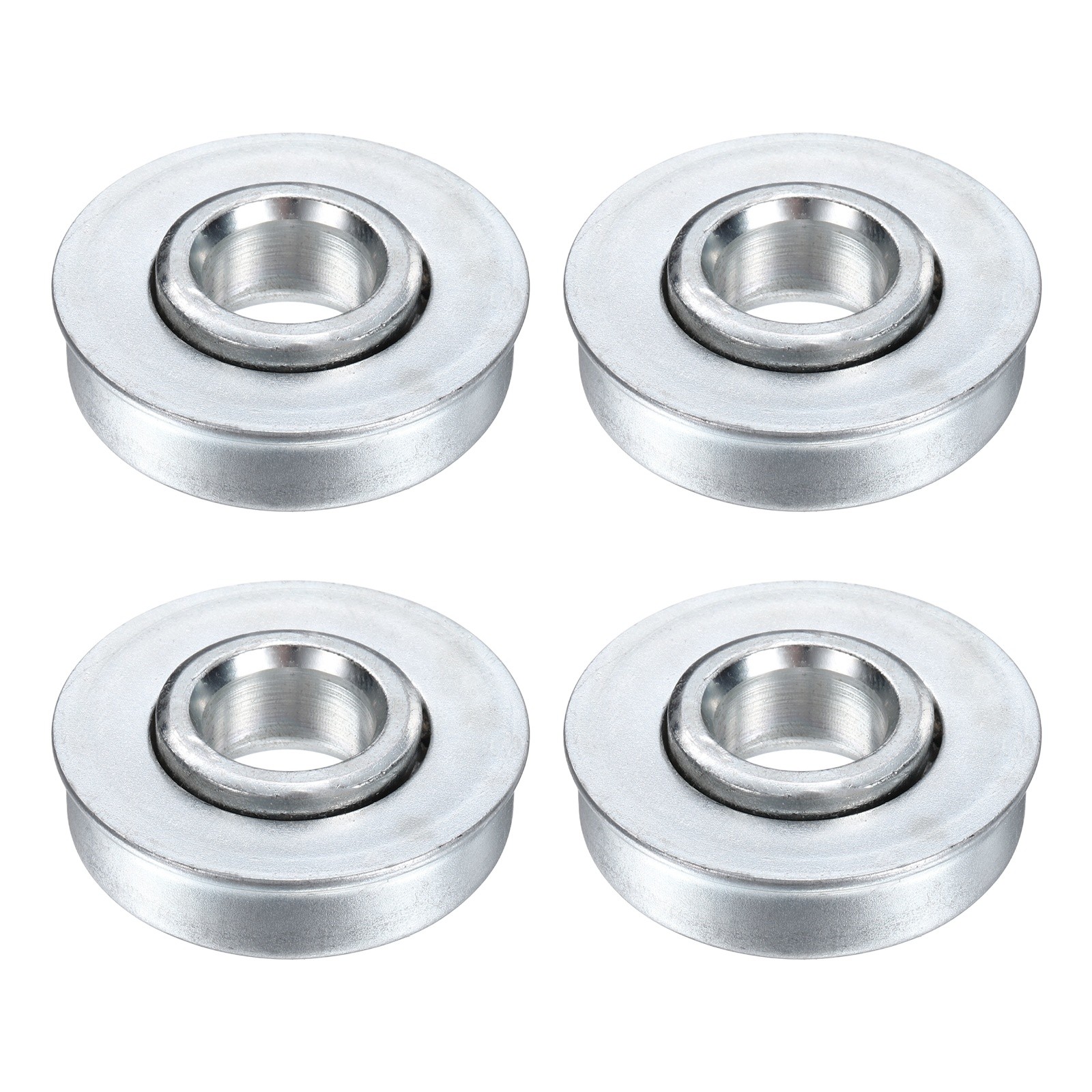 4Pcs Radial Bearings, 1/2″ ID, 1-3/8″ OD, 15/32″ Thickness, 1-15/32″ Step OD