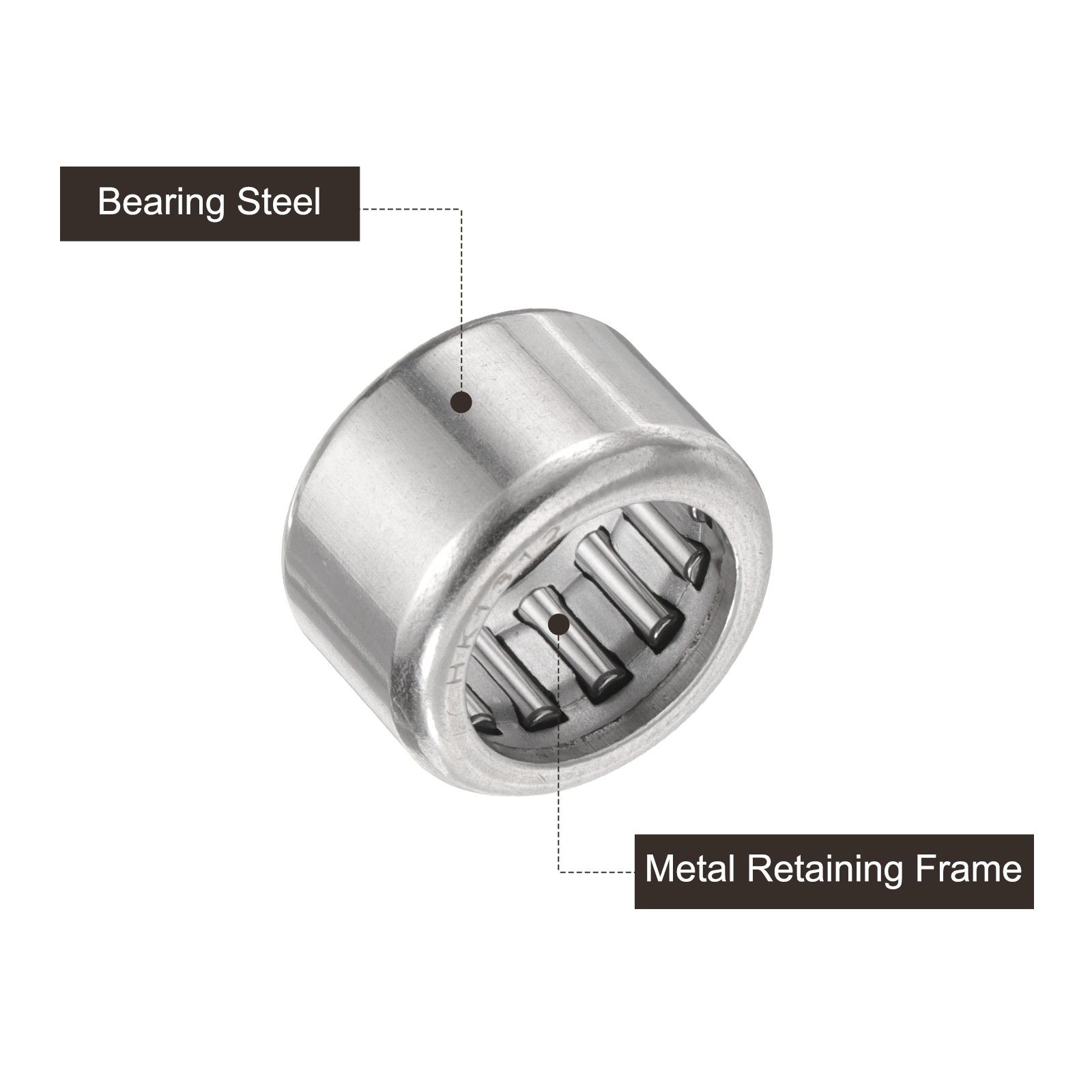 5 pcs roller bearings HK1312 13x19x12mm, chrome steel for bearing
