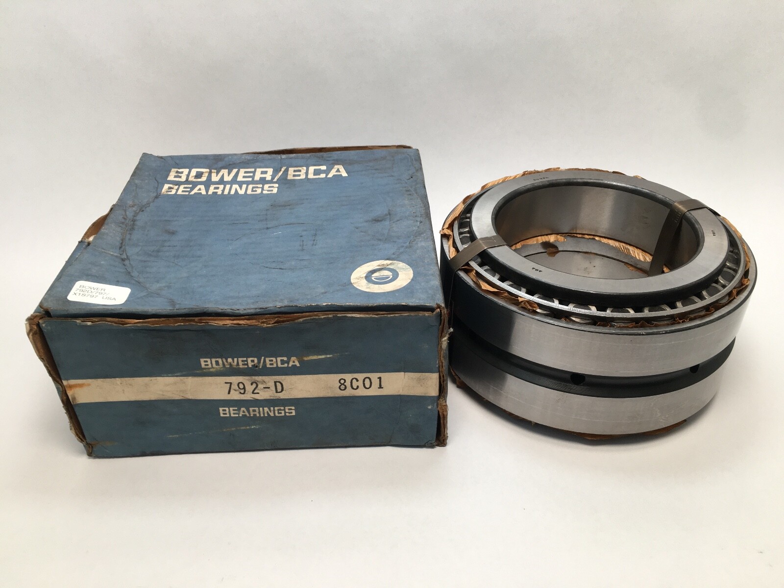 Bower 792D/797/X1S797 Double Taper Bearing Cone & Cup 5.118″ ID 8-1/8″ OD USA
