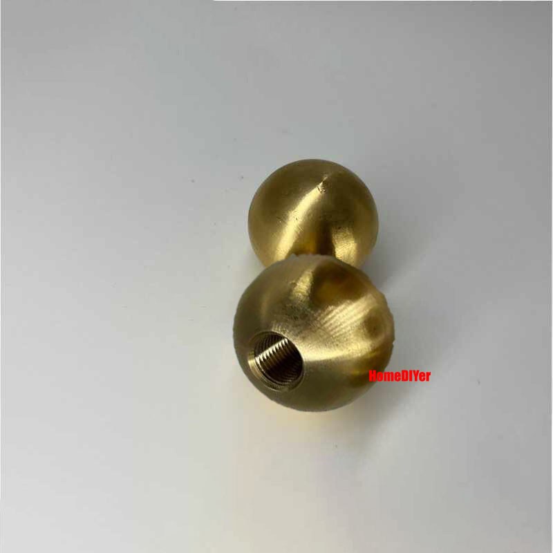 Loose Brass Balls With Threaded M4-M12 Solid Metal Bearing Ball Diameter 10~60mm