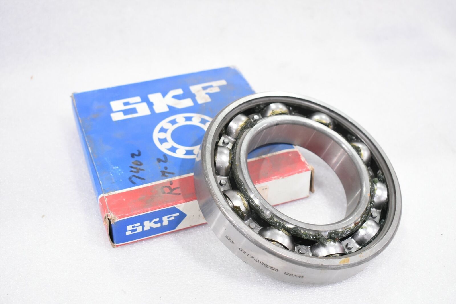 SKF 6217-2RS/C3 BALL BEARING, SINGLE ROW, SEALED, 85MM BORE, 150MM OD, 28MM WIDE