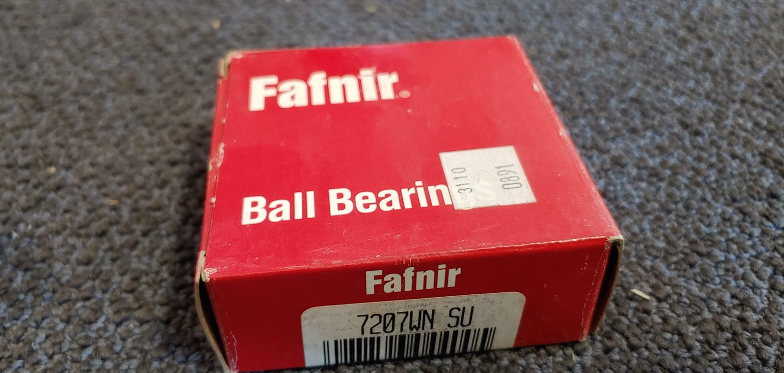 Fafnir 7207WN SU 7200WN Light Duty Angular Contact Ball Bearing, 35 mm Bore Dia,