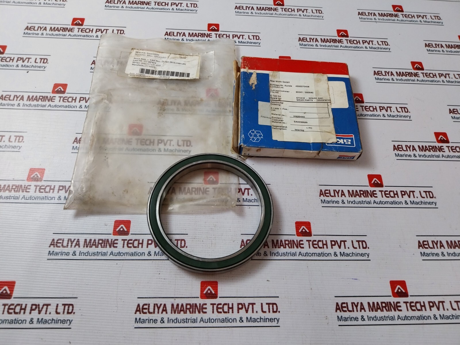 Skf 61824-2rz Bearing Ball Grooved Wirth/gh 4500 Ba0056689