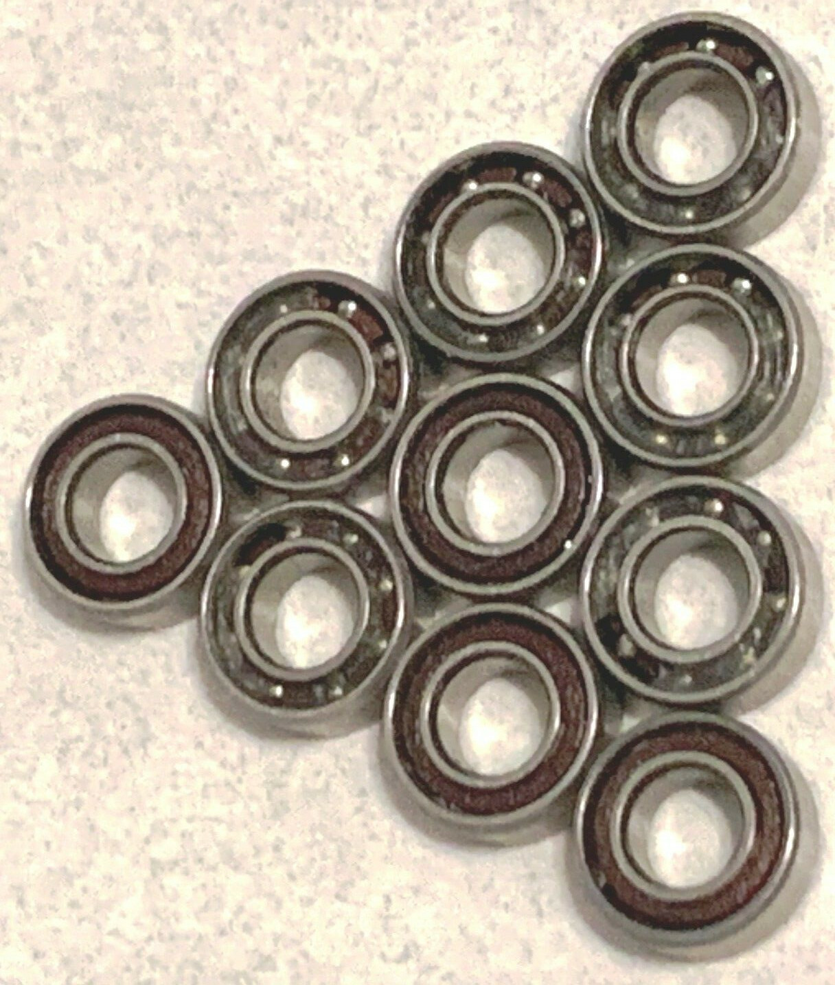 SR144 ABEC7 10 PCS OPEN STAINLESS PHENOLIC RETAINER BEARINGS SHIPS FROM THE USA