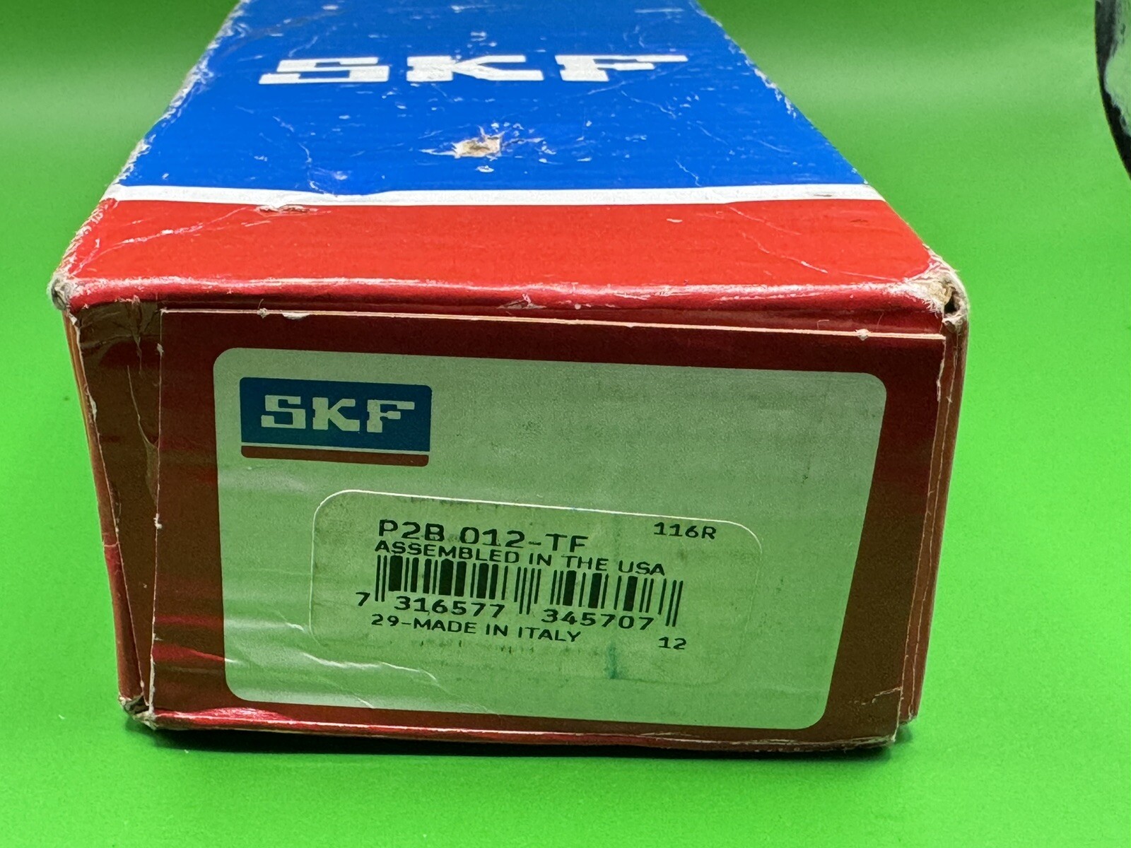 SKF P2B 012-TF PILLOW BLOCK UNIT EXT. INNER RING & SET SCREW BORE 3/4 INCH