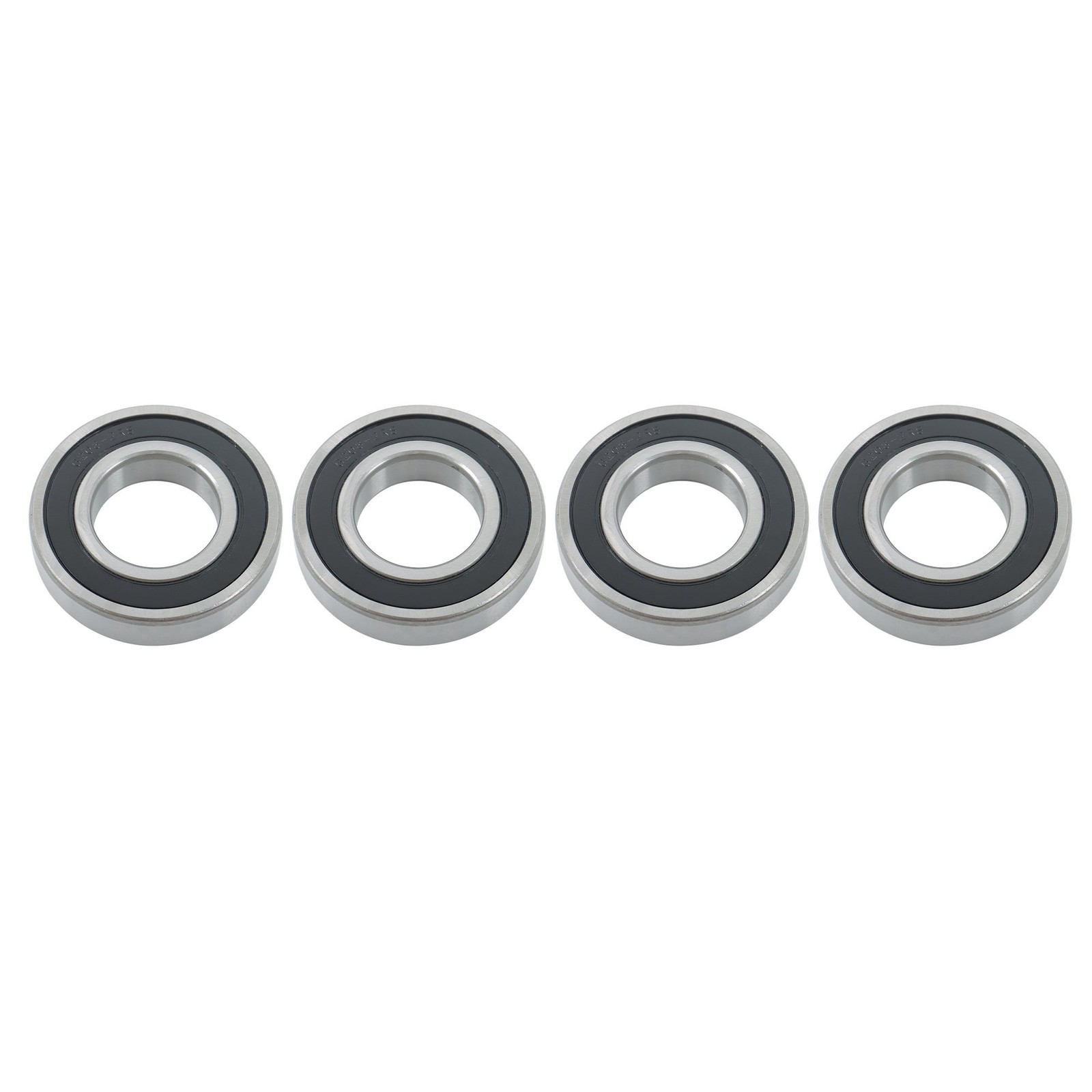 6208-2RS Deep Groove Bearings 4pcs 40mm x80mm x18mm Rubber Sealed