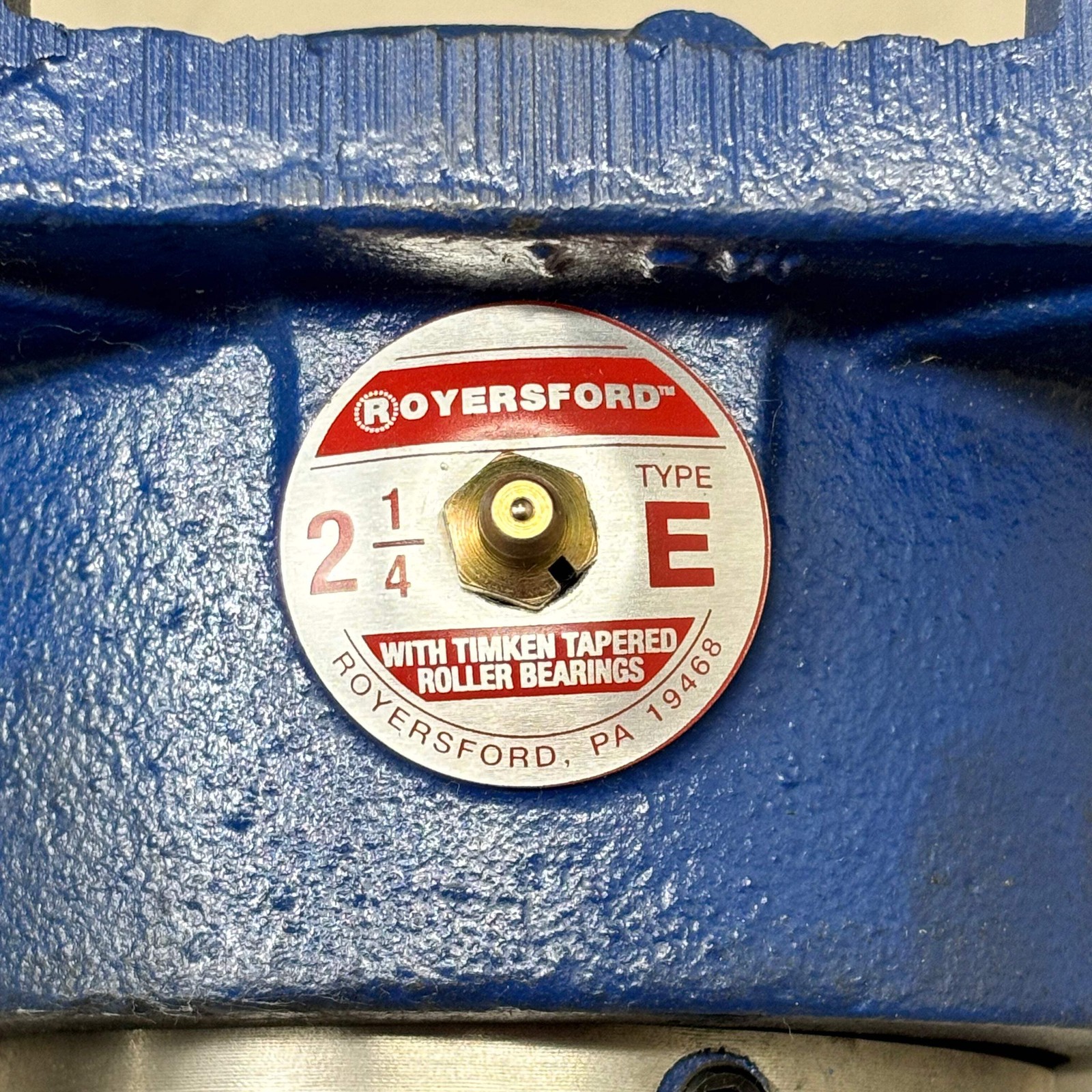 ROYERSFORD Type E 4-Bolt Square Flange Bearing 2-1/4″ Dual Locking 20-05-0204