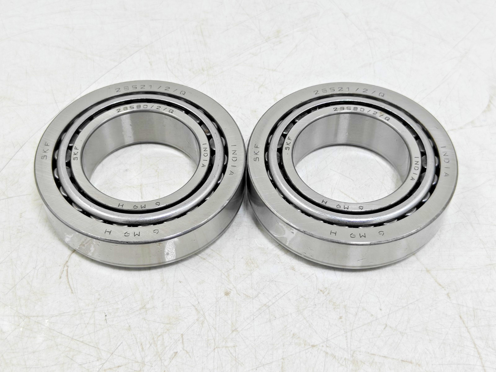 2Pcs 28580 / 28521 Tapered Roller Bearing Set SKF 28521-28521 / 28580 28521