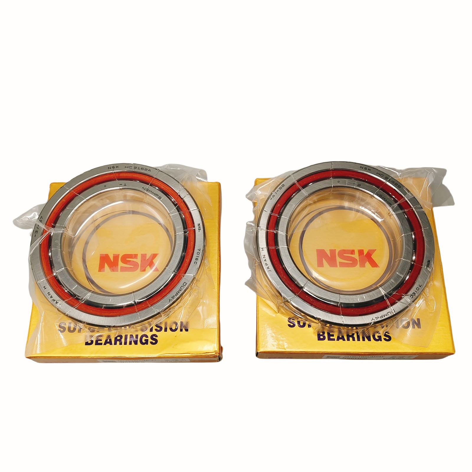 NEW Angular Bearing for 80x125x22mm NSK 7016CTRDUMP4Y 7016-CTR-DUM-P4Y 2pcs