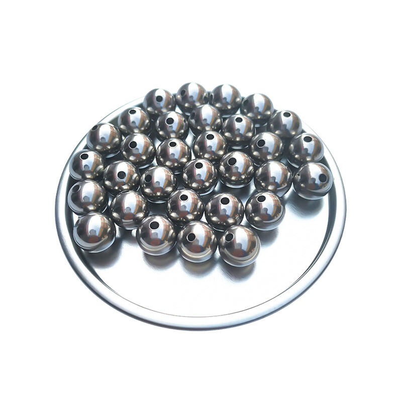 Ø 2mm-60mm Stainless Steel Ball Bearing Round Ball With Through Hole Unthreaded