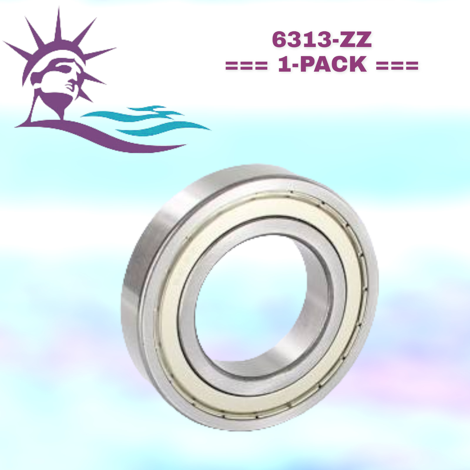 6313-ZZ WJB Radial Ball Bearing W/2 Shields R8S2E By Premium Bearing Source