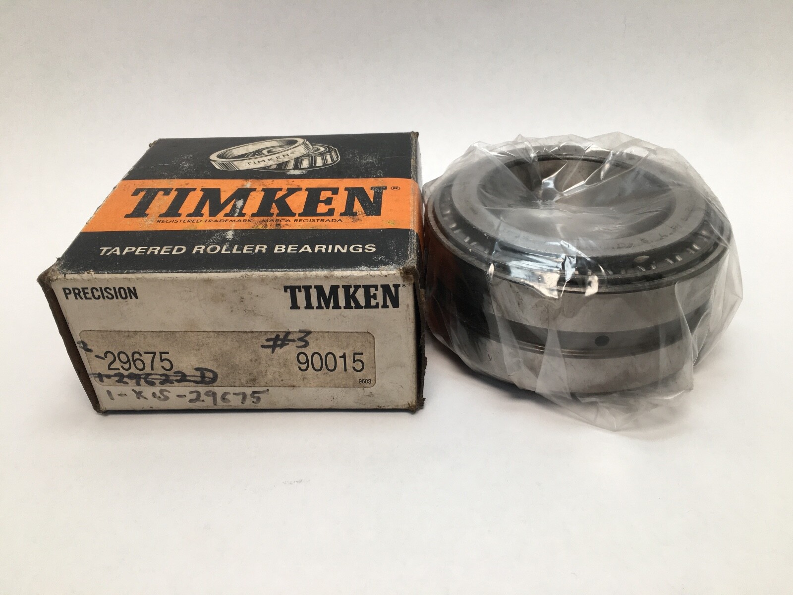 Timken 29675/29622D Double Taper Roller Bearing Cone&Cup 2-3/4″ ID 4-1/2″ OD USA