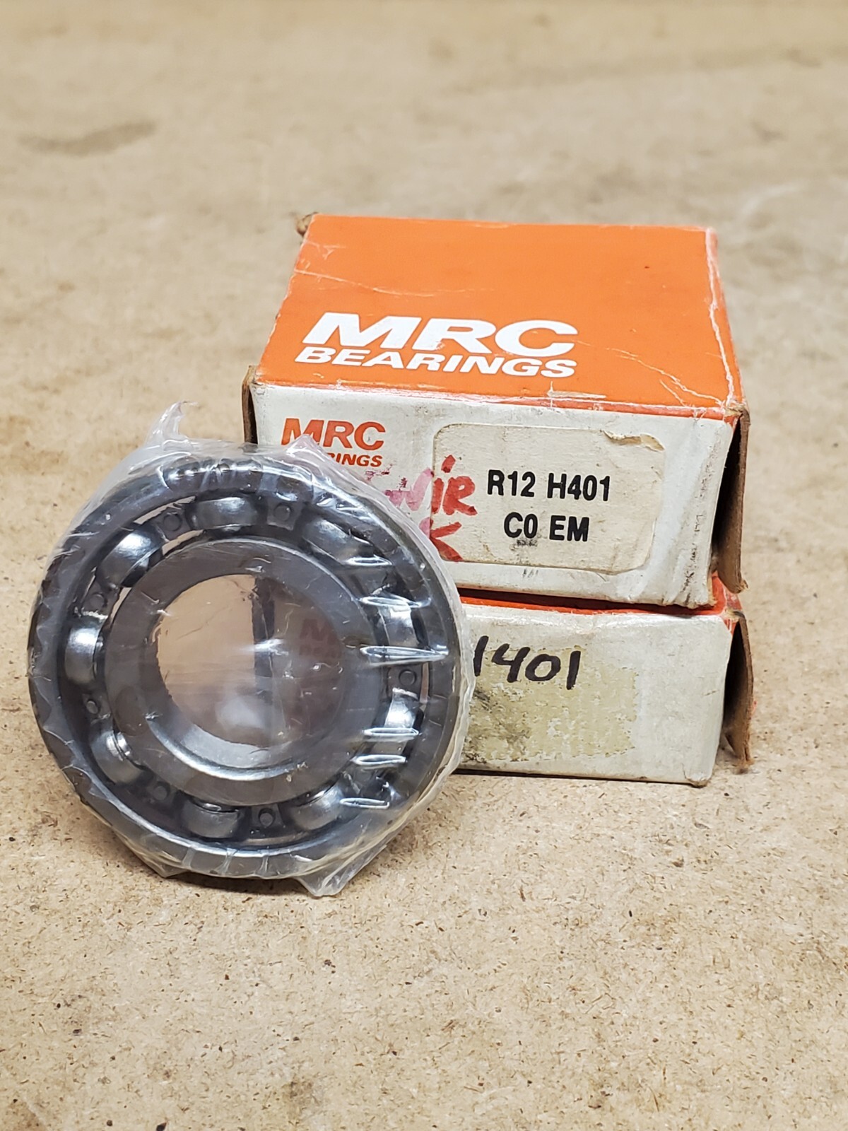 SKF/MRC R12 H401 Open Ball Bearing. Lot Of 2