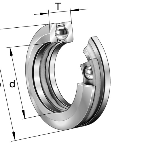 53214 FAG 70 x 105 x 28,8 mm THRUST BALL SINGLE DIRECTION