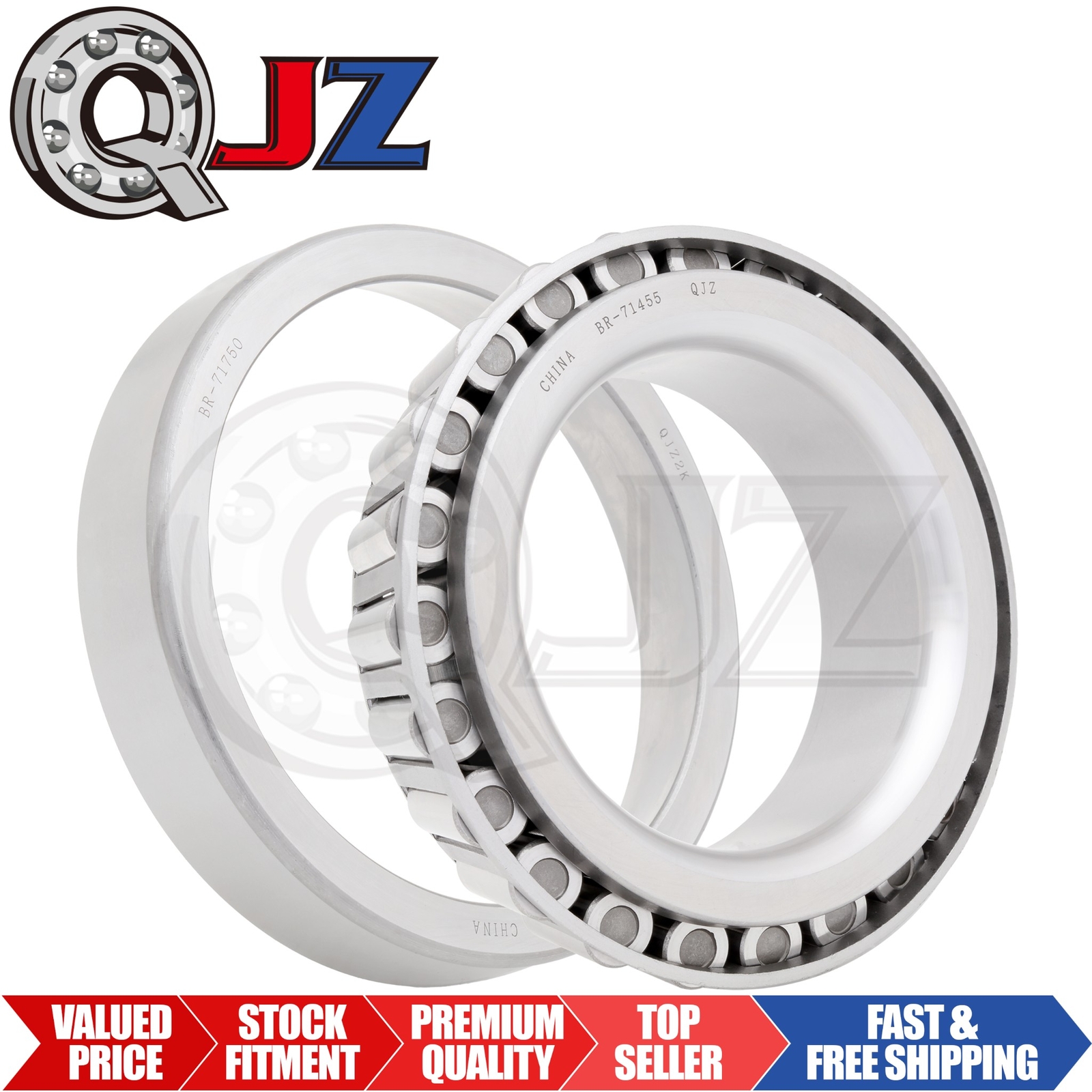 [Qty.1] 71455-71750 Tapered Roller Bearing Set Cup & Cone [4.531″ ID x 1.875″ W]