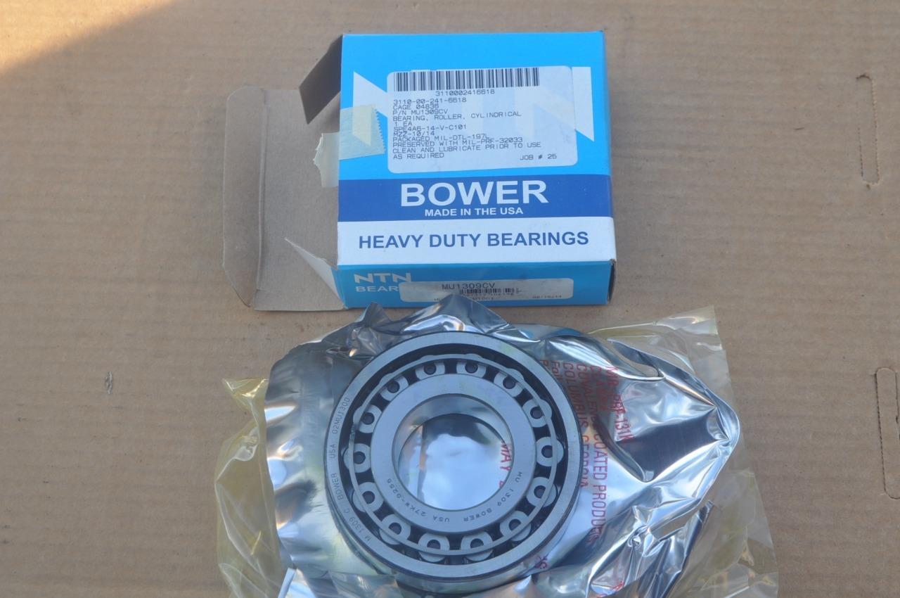 BOWER NTN MU1309CV CYLINDRICAL ROLLER BEARING NEW IN BOX NSN 3110-00-241-6618