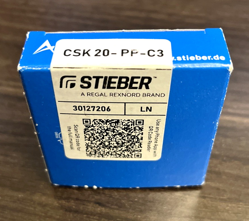 Stieber CSK 20-PP-C3 One-Way Clutch Ball Bearing Freewheel Backstop 30127206 LN