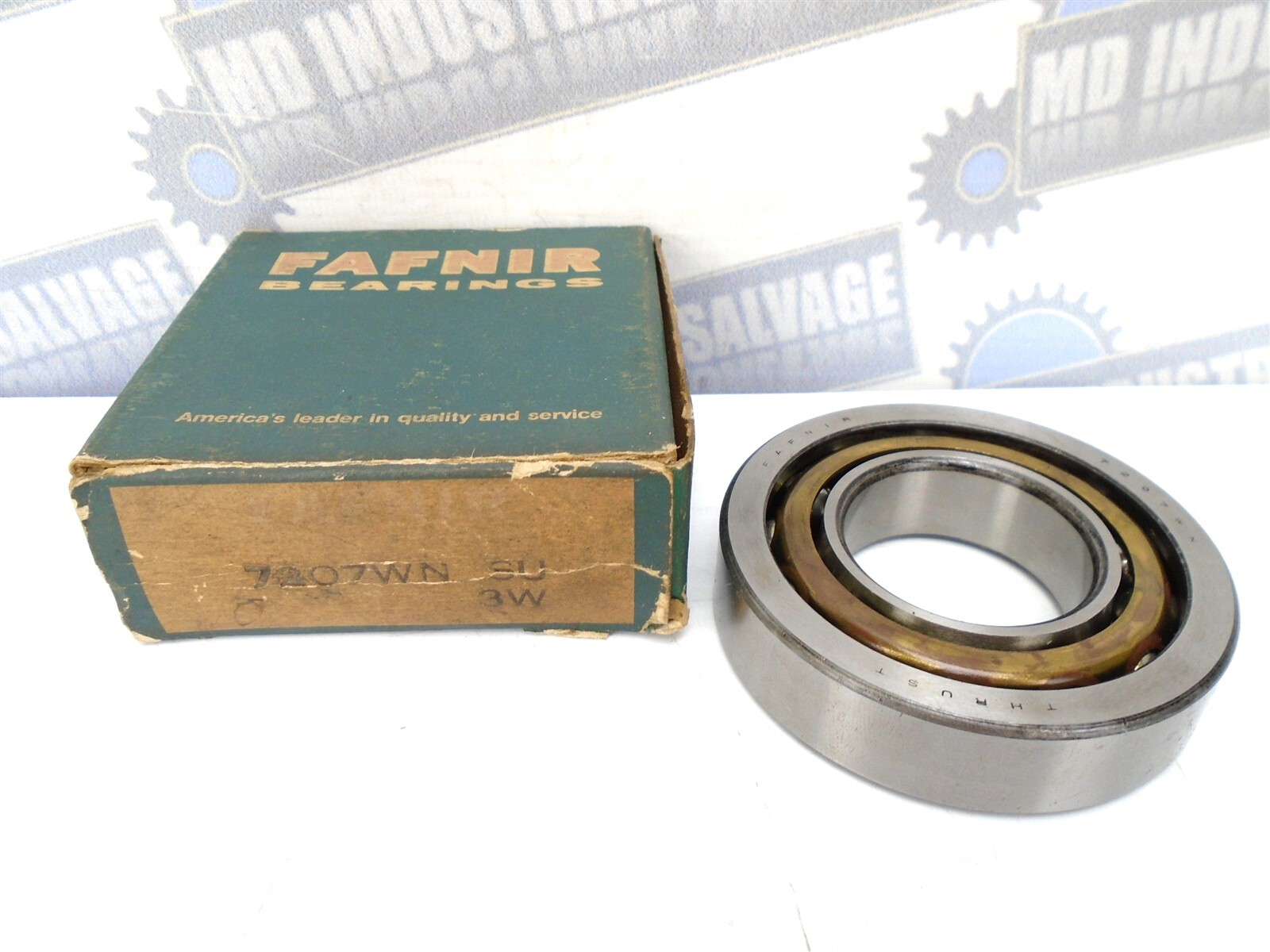 FAFNIR – 7207WN SU Angular Contact Bearing – 40° Angle – 35mm x 72mm x 17mm -NEW