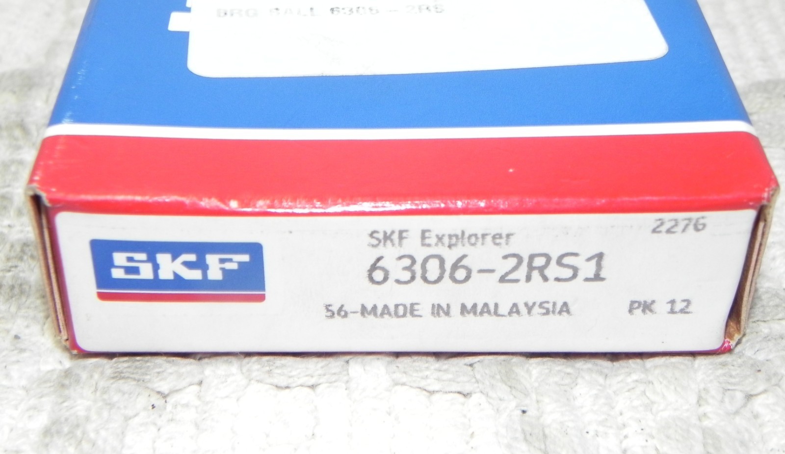 SKF Explorer 6306-2RS1 Standardized metric bearing