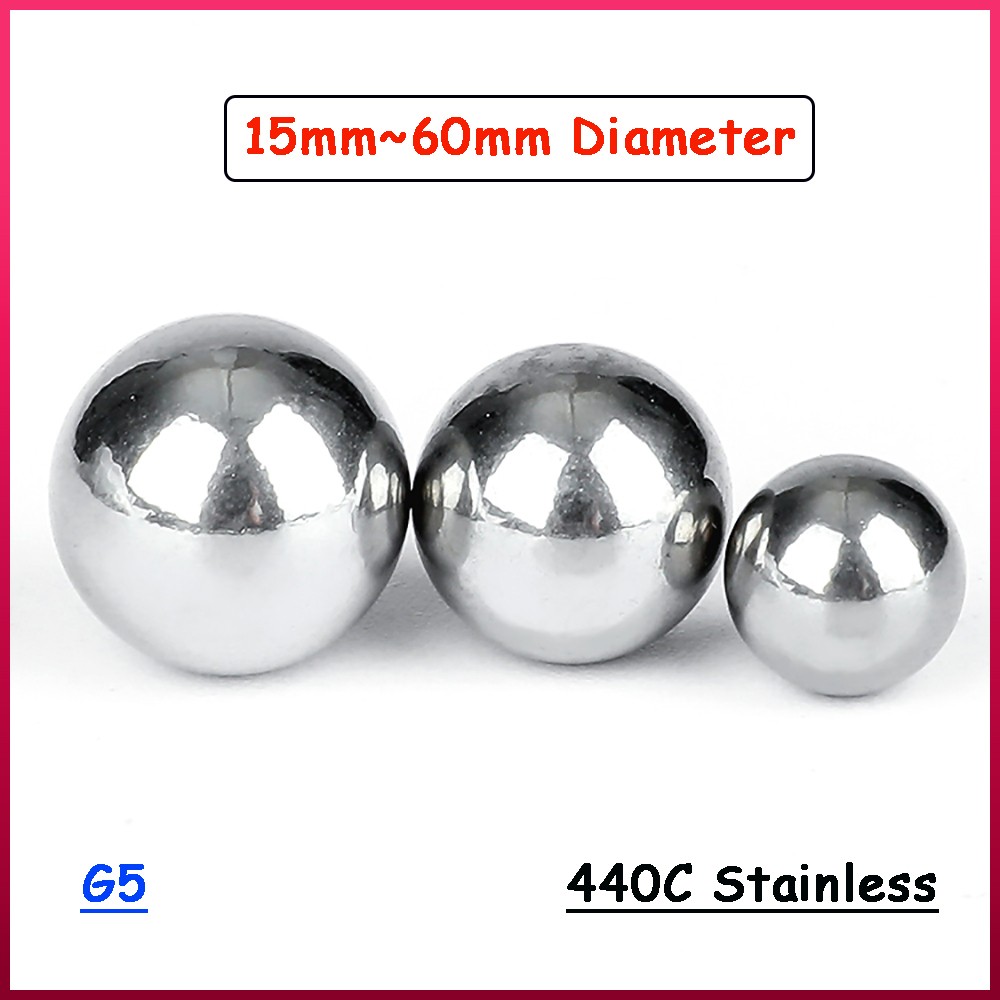 440 Stainless Steel Ball Bearings G5 15mm 16mm 17mm 18mm 19mm 20mm 21mm ~ 60mm