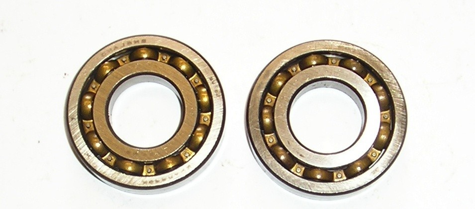 49-079 nos 1 pair (2) #58V2 Hoffman brand deep grooved ball bearings 19x41x8 mm