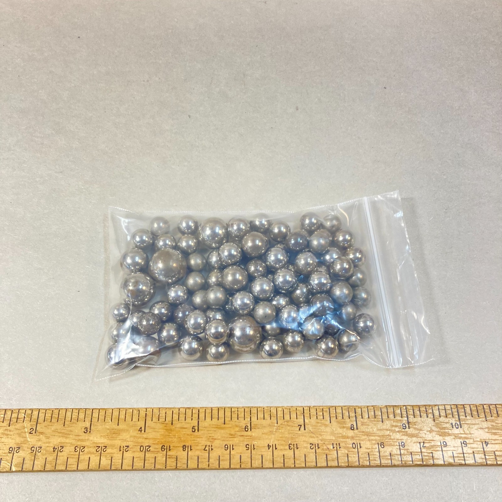 Machinist Ball Bearing Assortment Large to Medium 1 3/4 lbs.