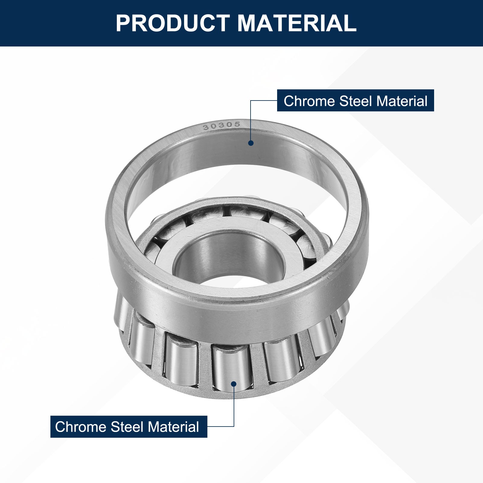 30305 Tapered Roller Bearing Cone and Cup 25mm Bore x 62mm OD P6