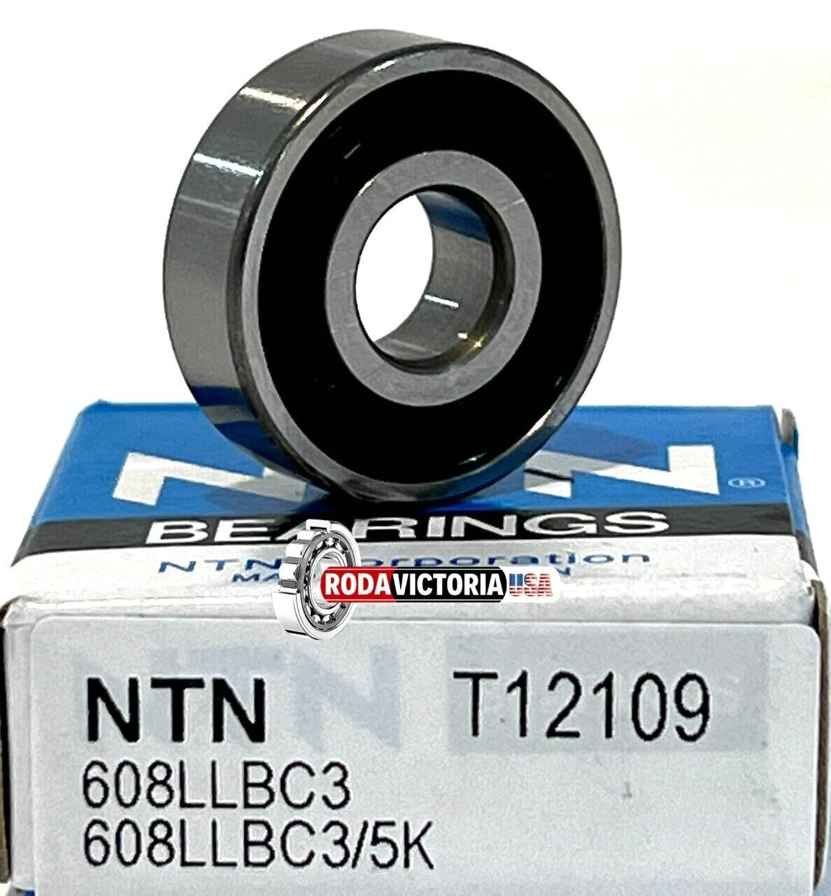 NTN 608-LLB-C3-5K-Deep groove ball bearing – 8x22x7 mm 608 2RS 608RS