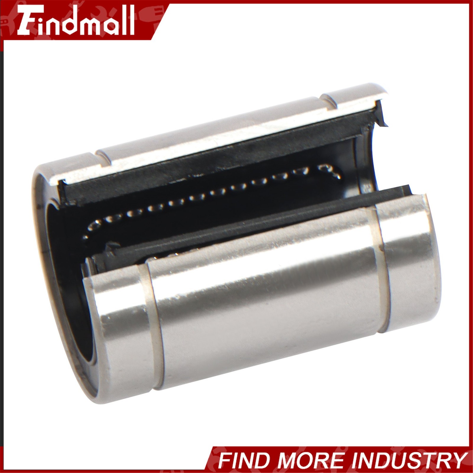 Findmall 4pcs LM30UUOP Open Linear Ball Bearings 30x45x64mm CNC