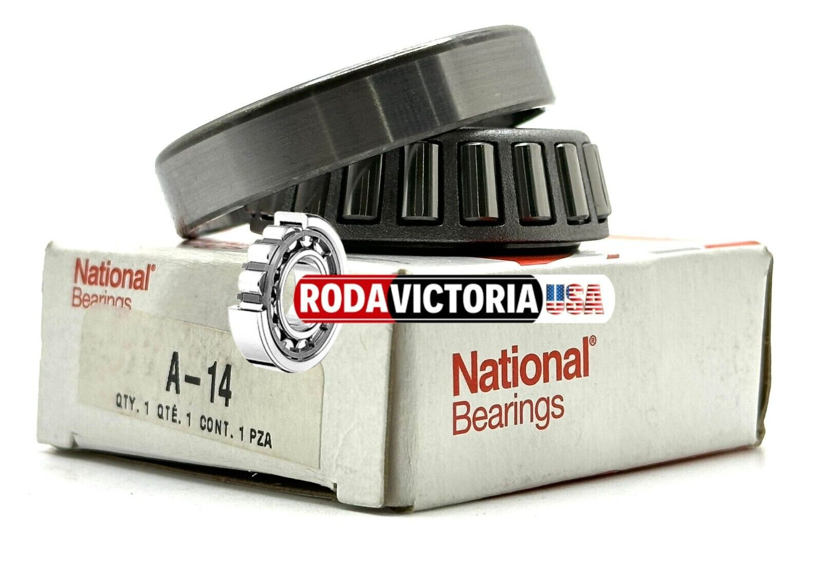 NATIONAL L44643/L44610 TAPERED ROLLER BEARING 1″ A14 BR14