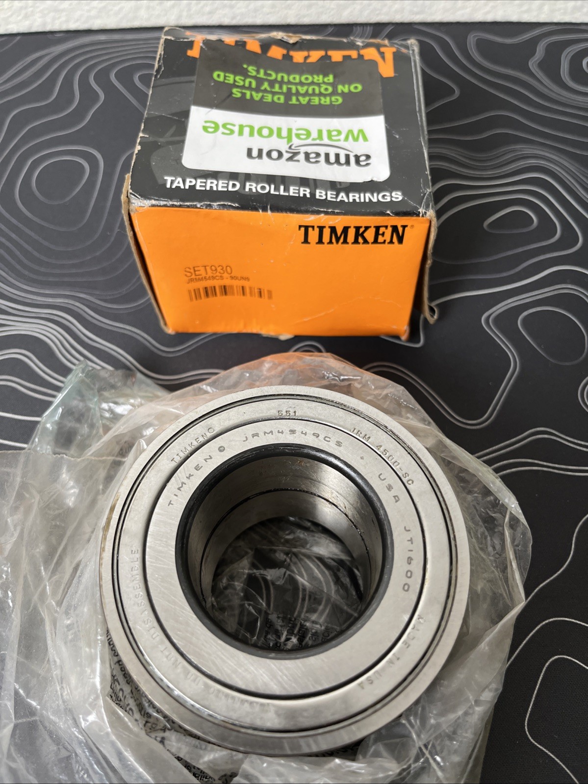 Timken SET930 Front Wheel Bearing JRM4549CS-90 TIMKEN USA