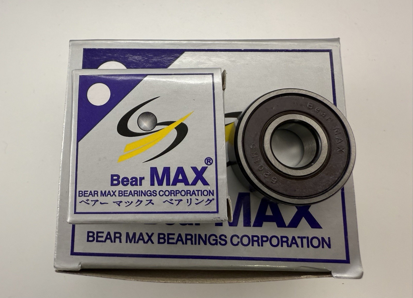 30 pcs BearMAX 6201-2RS 12x32x10mm Rubber Seal Deep Groove Ball Bearings 62012RS