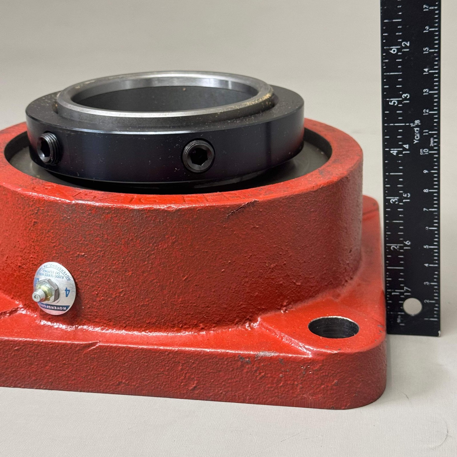 ROYERSFORD Spherical 4Bolt Flange Bearing 4″Non-Expansion SKF Inserts 40-05-N400