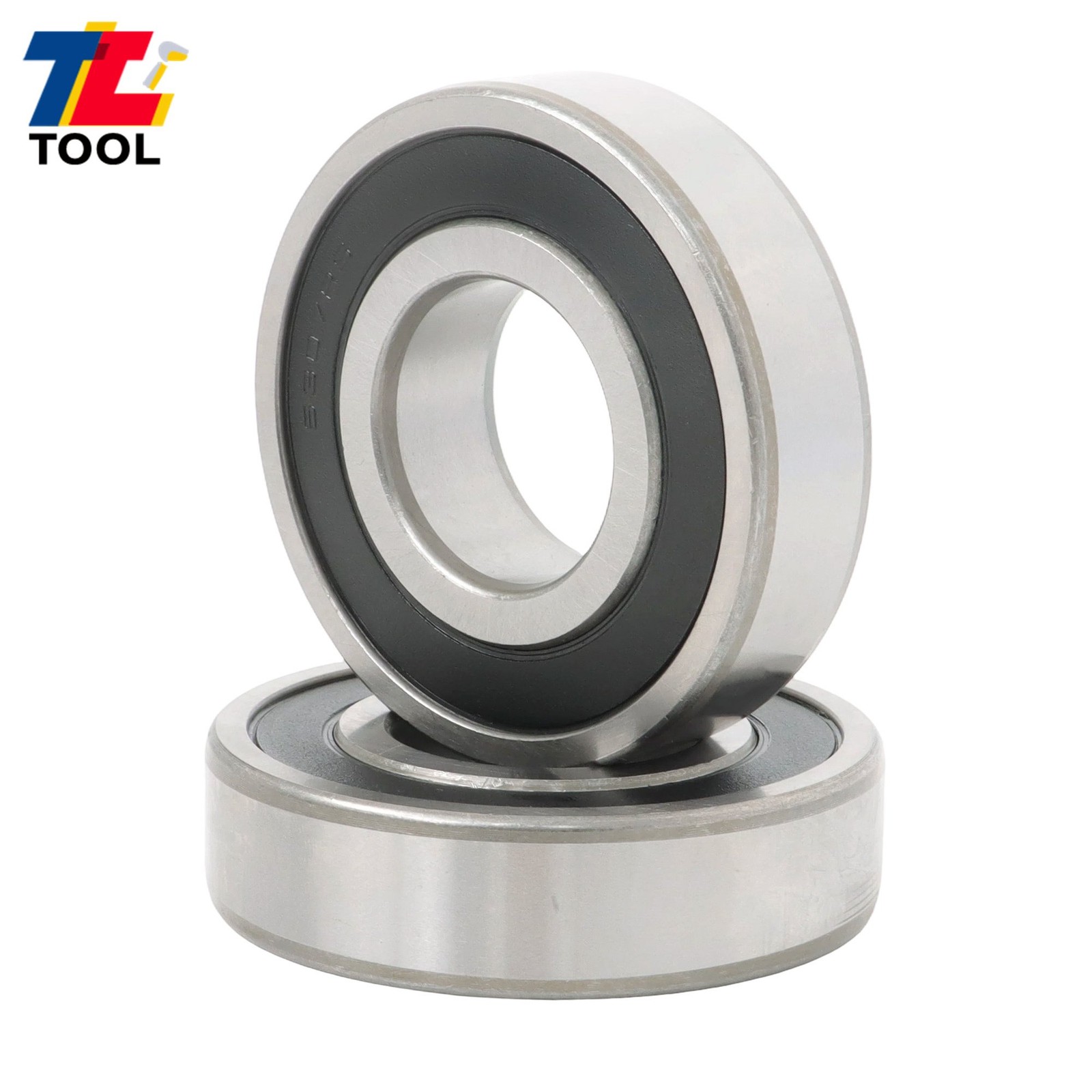 Industrial 6307-2RS Ball Bearing 2 Pack 35x80x21mm Rubber Seal