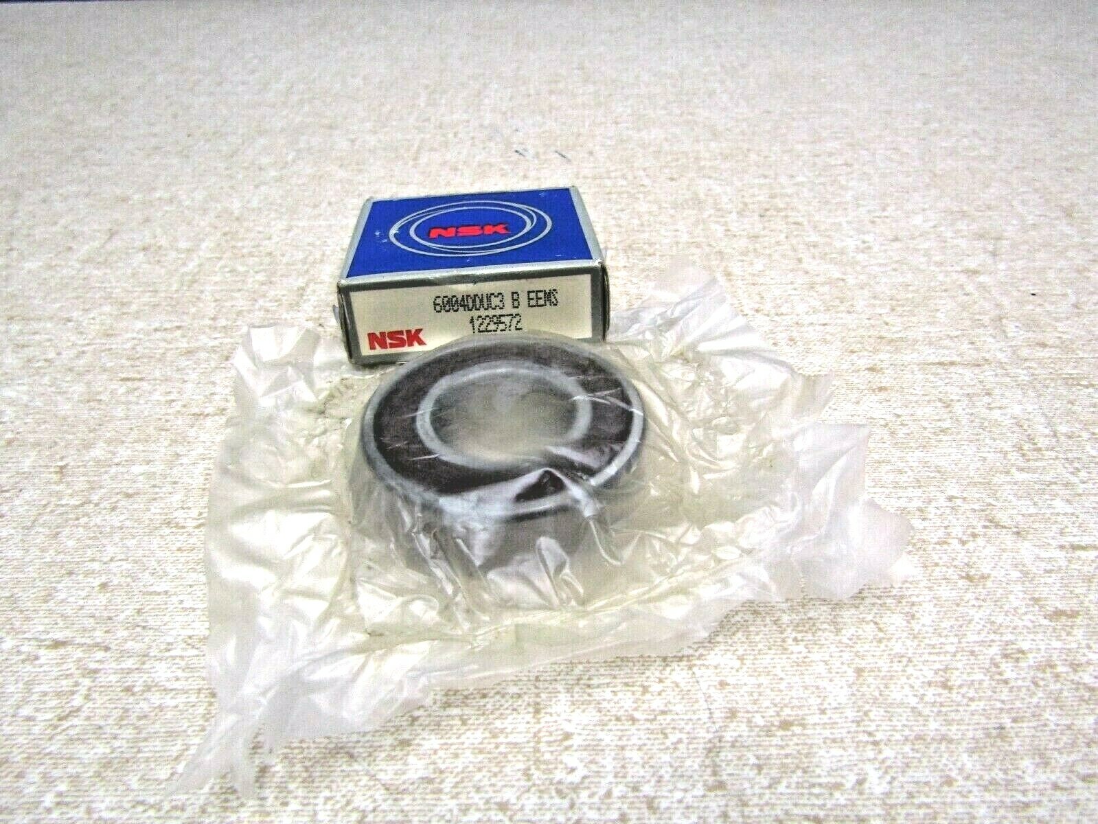 NSK 6004DDU C3, 6004-2RS 20mm X 42mm X 12mm Sealed Deep Groove Bearing