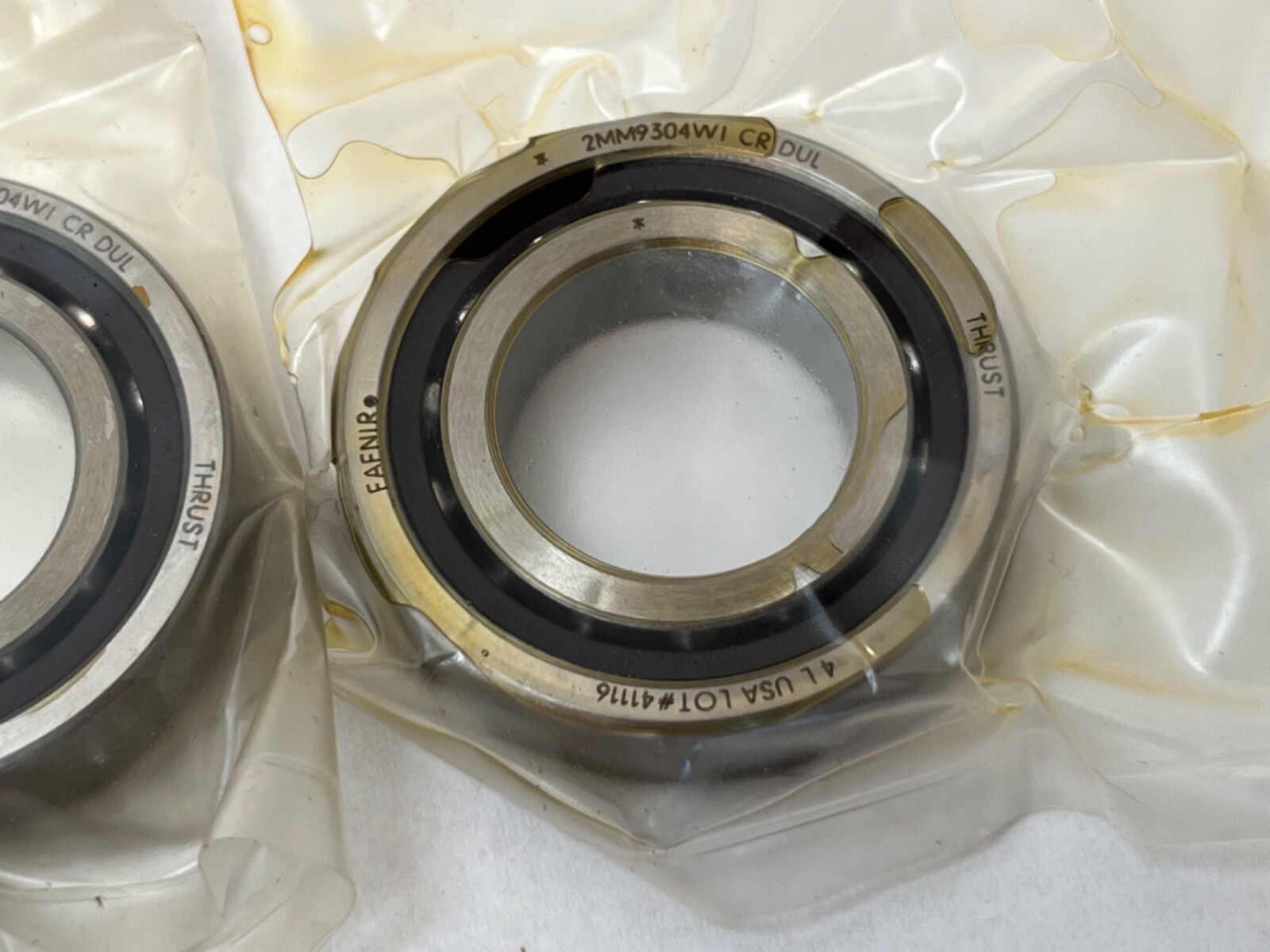 Fafnir 2MM9304WI-DUL Bearing 20x37x9 mm 7904C 2MM-9304-WI-CR-DUL USA