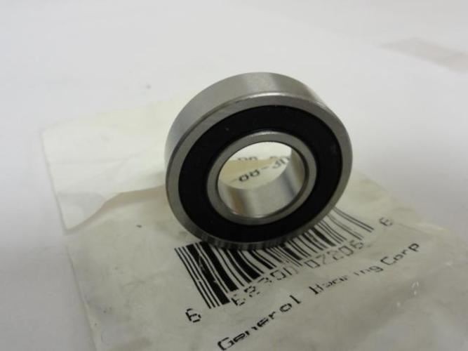 198544 New-No Box; GBC 6002RS Ball Bearing; 15mm ID; 32mm OD; 9mm Wide