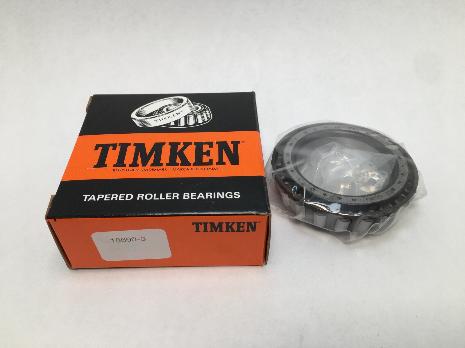 Timken 18690-3 Taper Bearing Cone 18690 *3 #3 Class 3 1-13/16″ ID