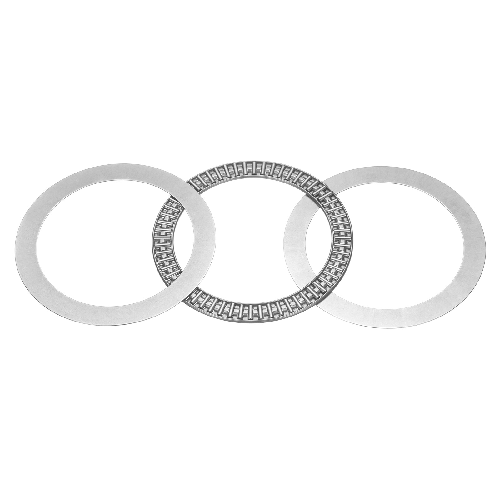 110x145x6mm AXK110145 Chrome Steel Needle Roller Thrust Bearings w Washers