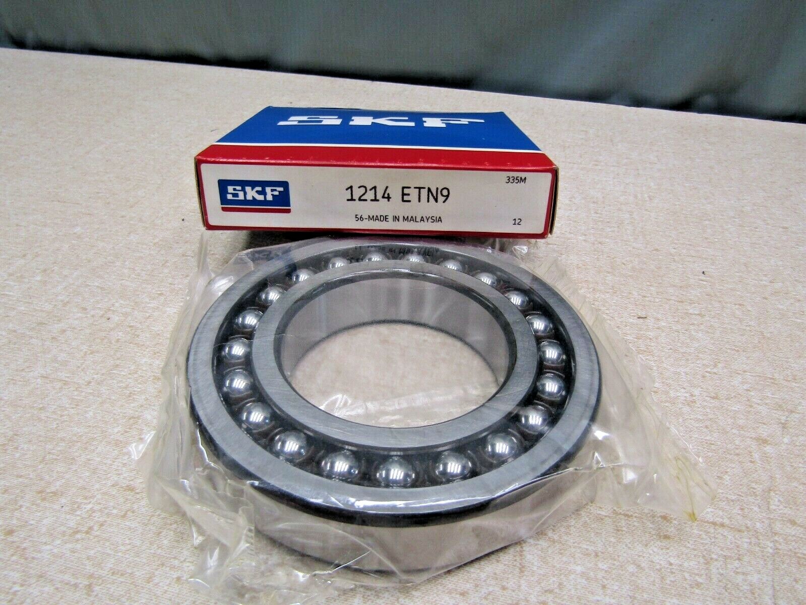SKF 1214 ETN9 70mm X 125mm X 24mm Self Aligning Bearing